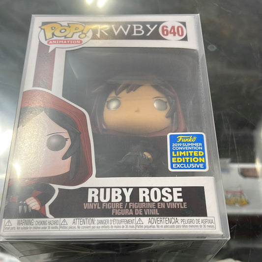 Ruby Rose (RWBY) -Funko Pop! #640 (2019 Summer Convention)
