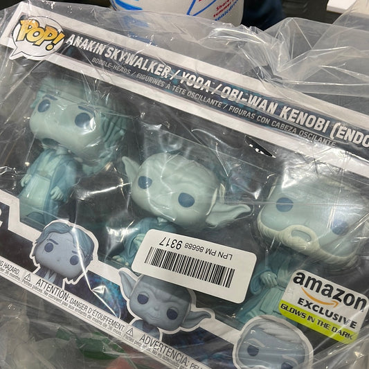 Anakin Skywalker/Yoda/Obi-wan Kenobi (Endor)- Pop! (3pk)
