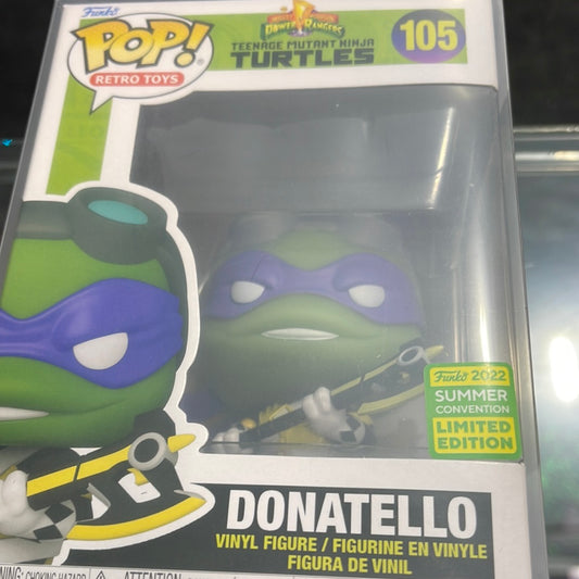 Donatello (TMNTxMMPR)- Funko Pop! #105 (2022 Summer Convention)